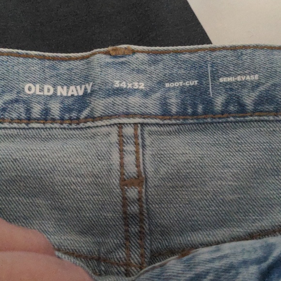 OLD NAVY jeans, NEWwtags, 34 waist, light blue - Picture 5 of 5